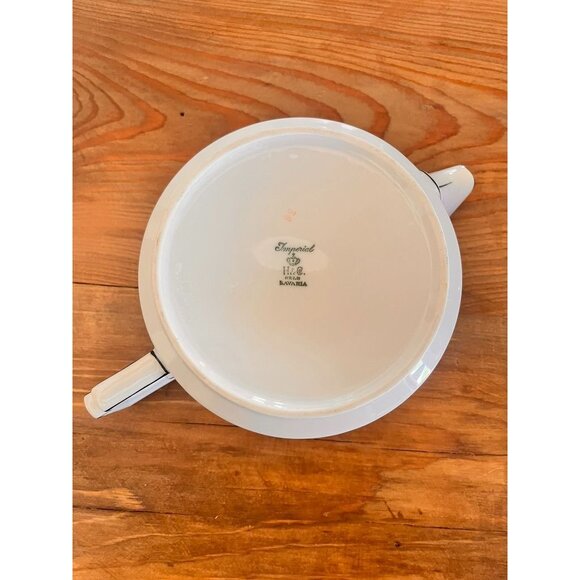 Elegant Art Deco-Inspired Henrich HC Selb Porcelain 12oz Teapot w/ Saucer Yellow - Picture 6 of 6